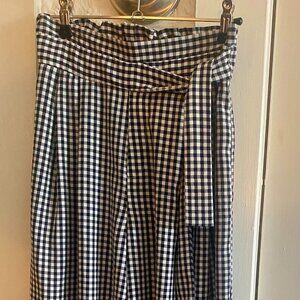 Zara gingham culottes